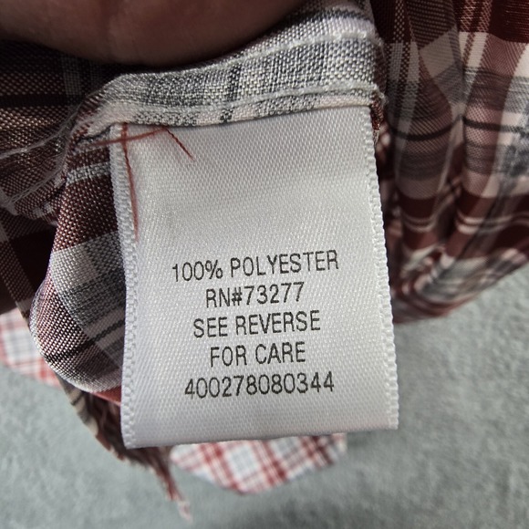 Croft & Barrow Shirt Mens Large‎ Plaid Quick Dry Vented Fishing Hiking Outdoors - Picture 7 of 13